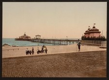 Photo:The pier,Blankenberge,West Flanders,Belgium,c1895