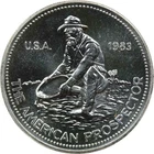 1983 Engelhard American Prospector 1 oz 999 Fine Silver Round