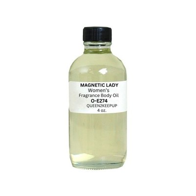 Magnetic Lady (Women) Body Oil 4 oz Fragrance All Natural Scent