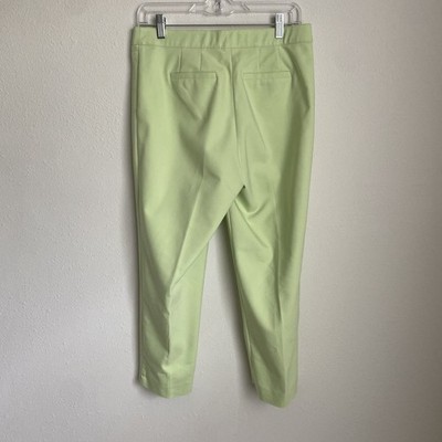 Rudy Rd Women's Petite 10 Pastel Lime Green Dress Pants Stretch Pockets |  eBay
