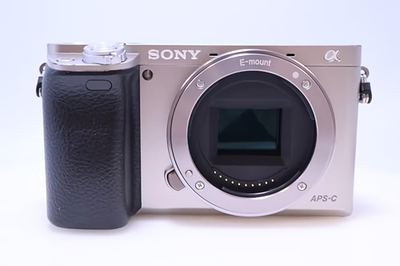 Sony Alpha a6000 Silver Mirrorless Digital Camera Body Only From