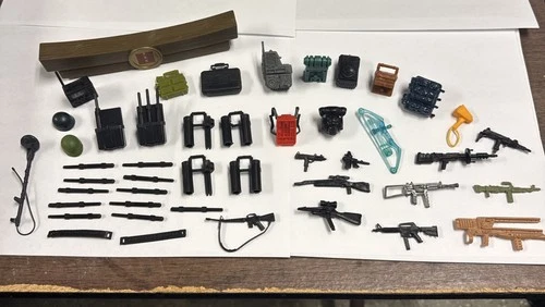 VHTF 1980s Accessories Weapons Lot Of 50+ Vintage OG G.I. Joe 3.75” ARAH 50+ 🔥