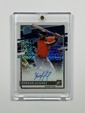 2020 PANINI DONRUSS OPTIC YORDAN ALVAREZ #RRSYA WHITE MOJO RATED ROOKIE AUTO /99
