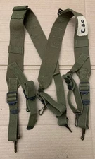 Original WWII US Military Field Gear Suspenders Straps