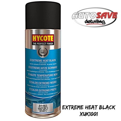Hycote - Extreme Heat Black 400ml Aerosol schnelltrocknend, Mehrzweckfarbe XUK1001