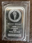 Money Metals Exchange 1 oz .999 Fine Silver Bullion Bar