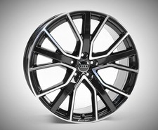 Audi Sport A7 S7 4K Alufelgen 8.5x21 ET30 5x112 4K8601025Q/R Schwarz Silber