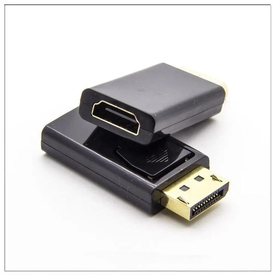 4K DP Displayport HDMI Adapter mit Audioübertragung 2160P 4096x2160 Goldkontakte - Bild 2 von 4