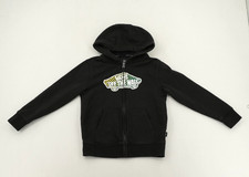 Vans Off The Wall Black Zip-Up Hoodie Youth Size L 6 