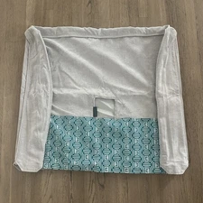 Lovesac Sactional Sky Gray Corded Velvet ANGLED SIDE Cover 35 x 29 inches