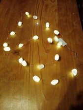Echt Seide Cocoon Lichterkette 20 Lichter