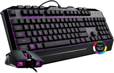 Cooler Master Devastator 3 Combo Set Membran-Tastatur & Gaming Maus LED AZERTY