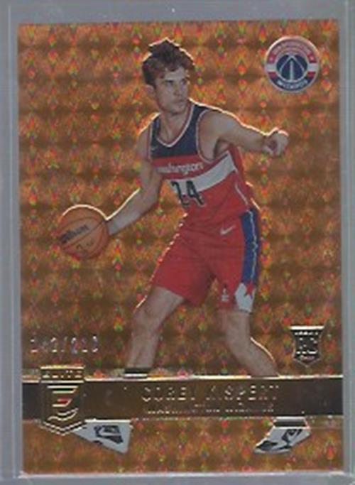 COREY KISPERT 2021-22 PANINI ELITE ORANGE ROOKIE RC #D 142/210