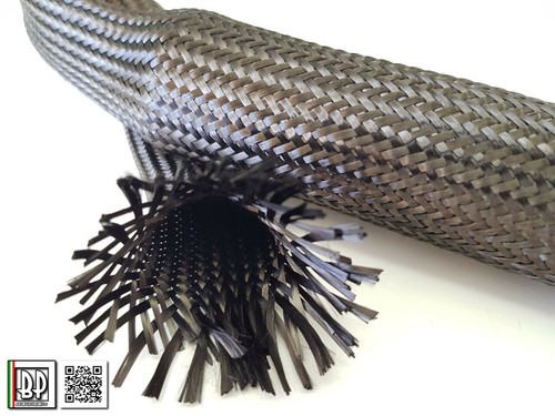FUNDA DE PROTECCIÓN TÉRMICA TRENZADA DE FIBRA DE CARBON PARA TUBOS FLEXIBLES - Imagen 2 de 3