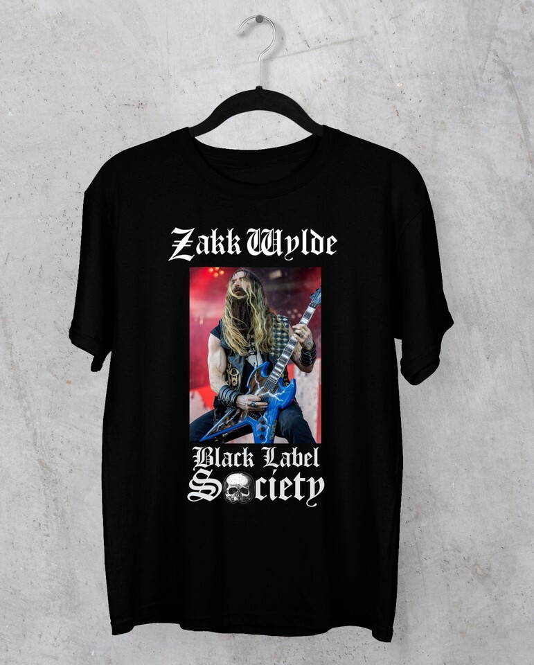 NEW Zakk Wylde T-shirt black Short sleeve