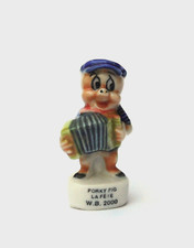 cyb - Fève  Porky Pig la Fête - cochon accordéon  Warner Bros -AA²