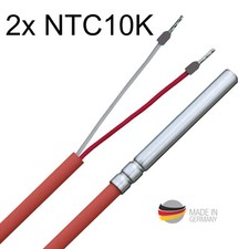2 Stück NTC10K  NTC 10K Temperaturfühler Temperatursensor Widerstandsthermometer