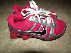 pink nike shocks