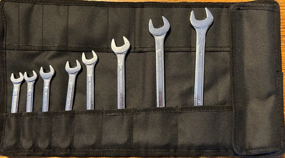 Kit de herramientas enrollables para motocicleta bolsa bolsillos juego de llaves métricas de alta resistencia herramientas Foto 2 de 4