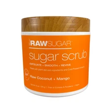 Raw Sugar 15 oz. Fruity Tropical Body Sugar Scrub Raw Coconut & Mango