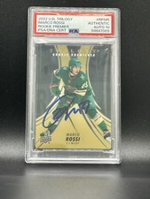 2022-23 Upper Deck Trilogy Marco Rossi RC Plexi Acetate /50 PSA GEM MINT 10 AUTO