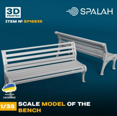 Benches psc Set of scale models 1/35 SPALAH 16835