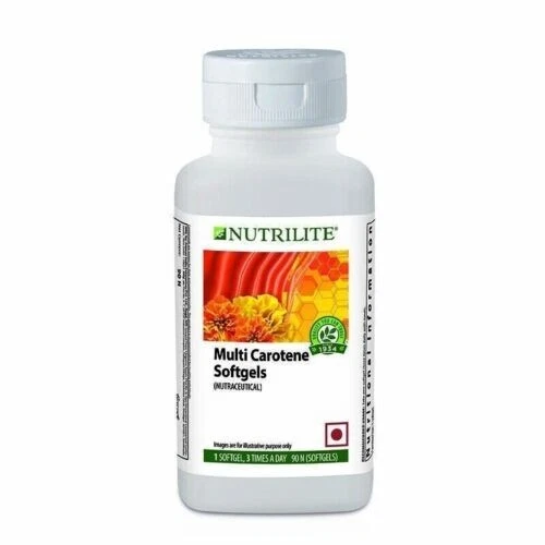Amway Nutrilite MultiCaroteno 90 cápsulas blandas para piel, cabello y ojos + envío gratuito Foto 3 de 4