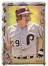 2023 Topps Allen & Ginter Silver Portrait Hot Box #326 John Kruk - Philadelphia