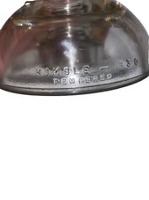 Kimble 830 - Tempered Clear Glass Insulator - Made In USA 1 - 51 Minor Soil Wear
