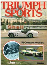 TRIUMPH 1800/2000 ROADSTER TR2-TR8 SPITFIRE GT6 STAG 1924-77 MODEL HISTORY BOOK