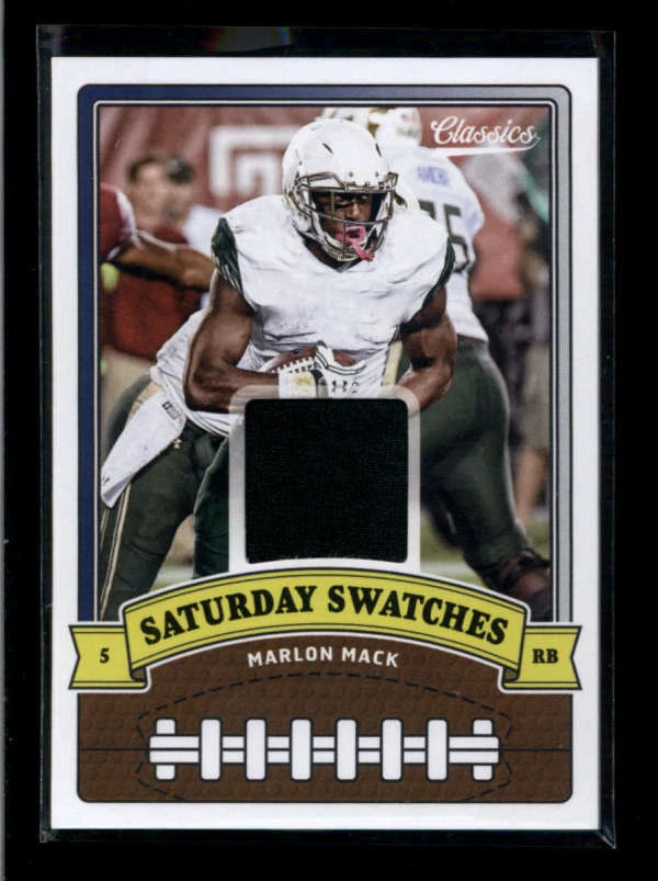 Marlon Mack trading card