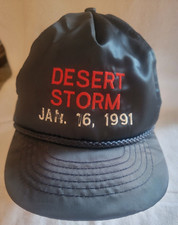 Mens Vintage Operation Desert Storm Trucker/Snapback Cap Hat 90s