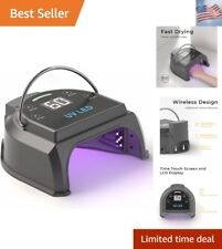 80W Professional Cordless UV LED Nail Lamp, UV Lights for Nails with 45 Beads...