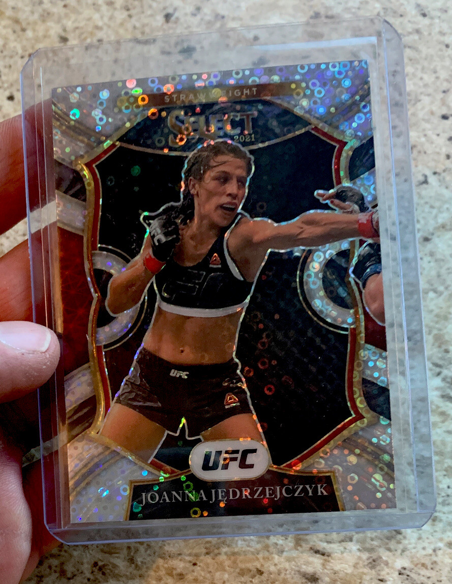 JOANNA JEDRZEJCZYK 2021 PANINI SELECT UFC CONCOURSE DISCO PRIZM SP PARALLEL