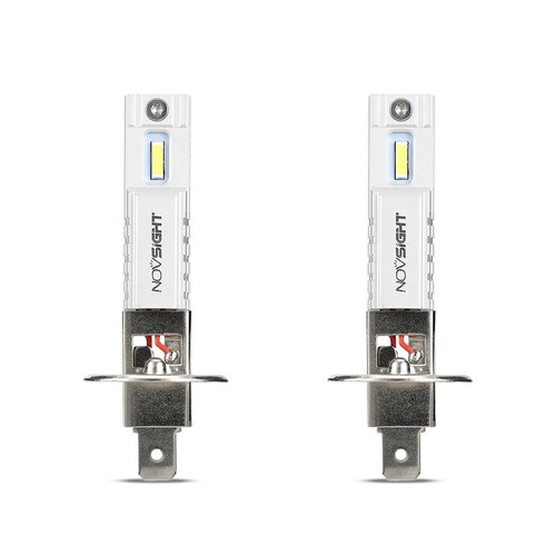 NOVSIGHT H1 Fog Light LED Bulbs 160W 6000K 2000LM Beam White Fanless DC 12V-18V - Bild 3 von 12