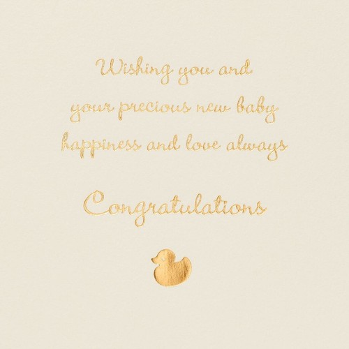 Papyrus New Baby Greeting Card - Welcome Little One - Picture 5 of 6