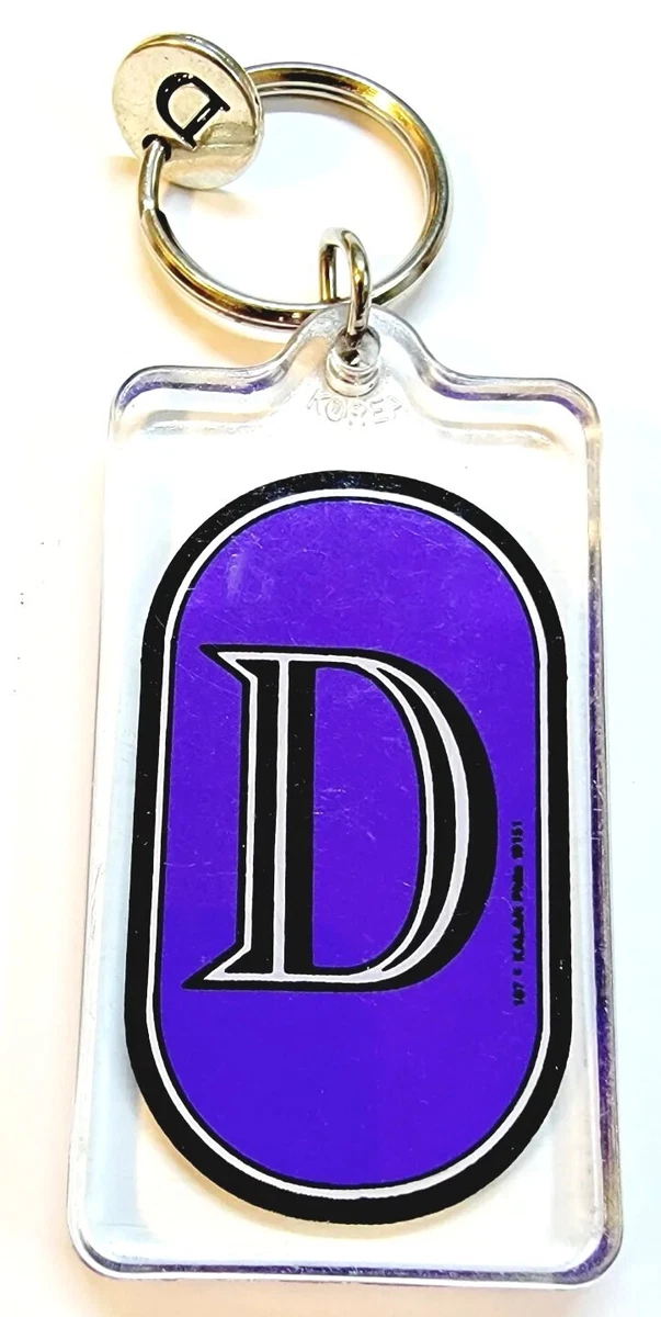 Letter d deals keyring