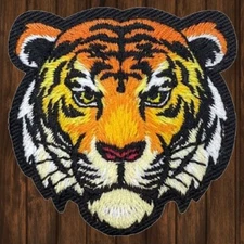 Tiger Embroidered Patch — Iron On