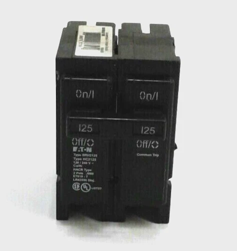 Eaton Cutler Hammer BRH2125 Thermal Magnetic Circuit Breaker 125A 2Pole 120/240V