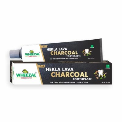 Wheezal Hekla Lava Charcoal Toothpaste 100g