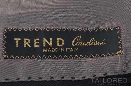 CORNELIANI TREND Black Wool Peak Lapel Blazer Sport Coat Jacket EU 50 / US 40 R - Picture 8 of 9