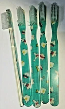 10-PACK FUN Vintage NEW Designer Toothbrush By Alan Stuart New York