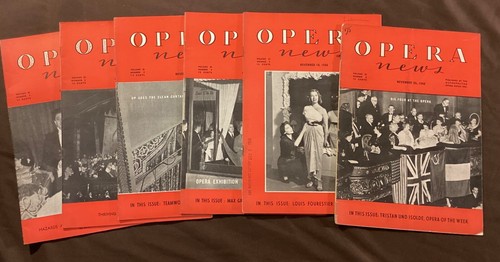 Opera News magazine – Vol XI 1946-47 season 24 issues - 第 1/5 張圖片