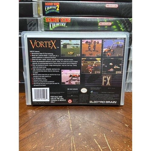 Vortex for Super Nintendo w/Case SNES - Picture 7 of 7