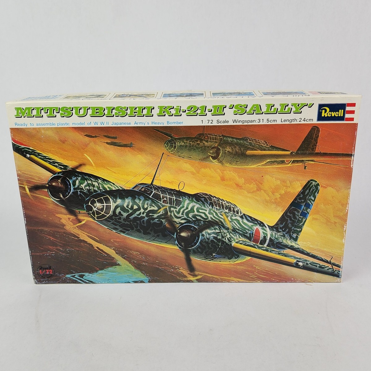 CIB Revell Japan Plastic Airplane Model Mitsubishi Ki-21-II 