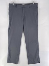 Nike Dri-Fit Men  s 38x32 Gray Straight Leg Golf Chino Pants