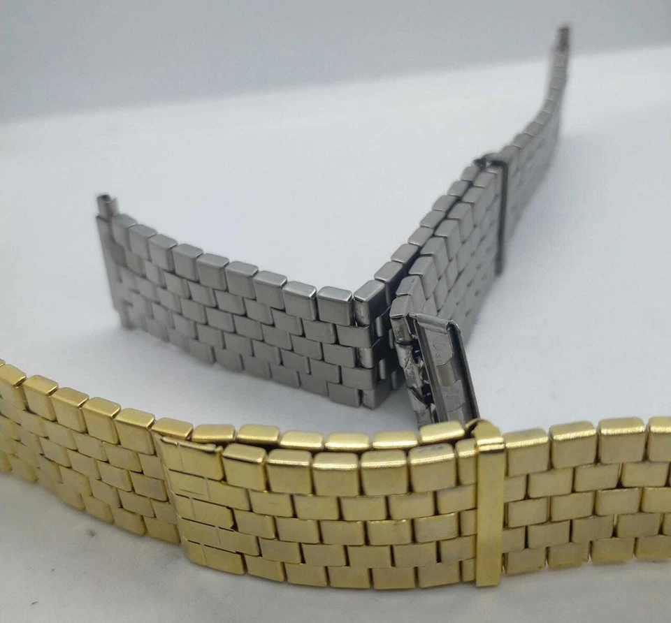 BRACCIALE VINTAGE ESTENSIBILE ANSE A POMPA mm13/10 E mm21/16 SATINATO N.O.S. - Immagine 3 di 3