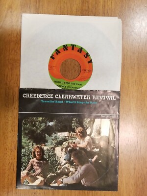 CREEDENCE CLEARWATER REVIVAL ''Travelin' Band''  Fantasy 637 Who'll stop the Rain