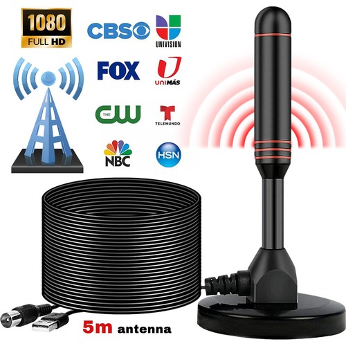 2025 Upgraded UK Best Portable TV HD Freeview Aerial DAB/FM Indoor Outdoor Ariel - Picture 2 of 14
