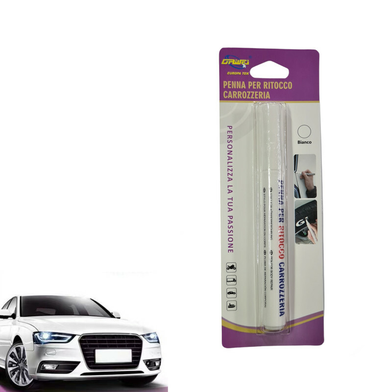 PENNA PENNARELLO RITOCCO GRAFFI CARROZZERIA RIPARA AUTO MOTO BIANCO